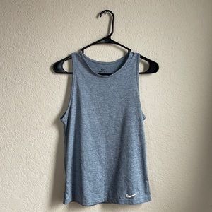 Blue Nike workout top